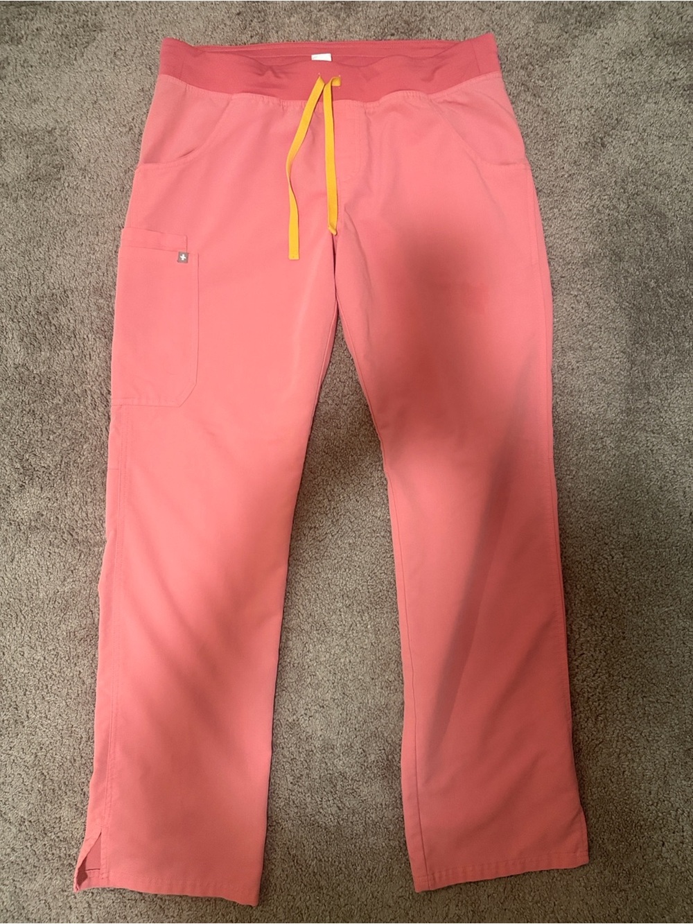 FIGS Women's Coral Pink Pants